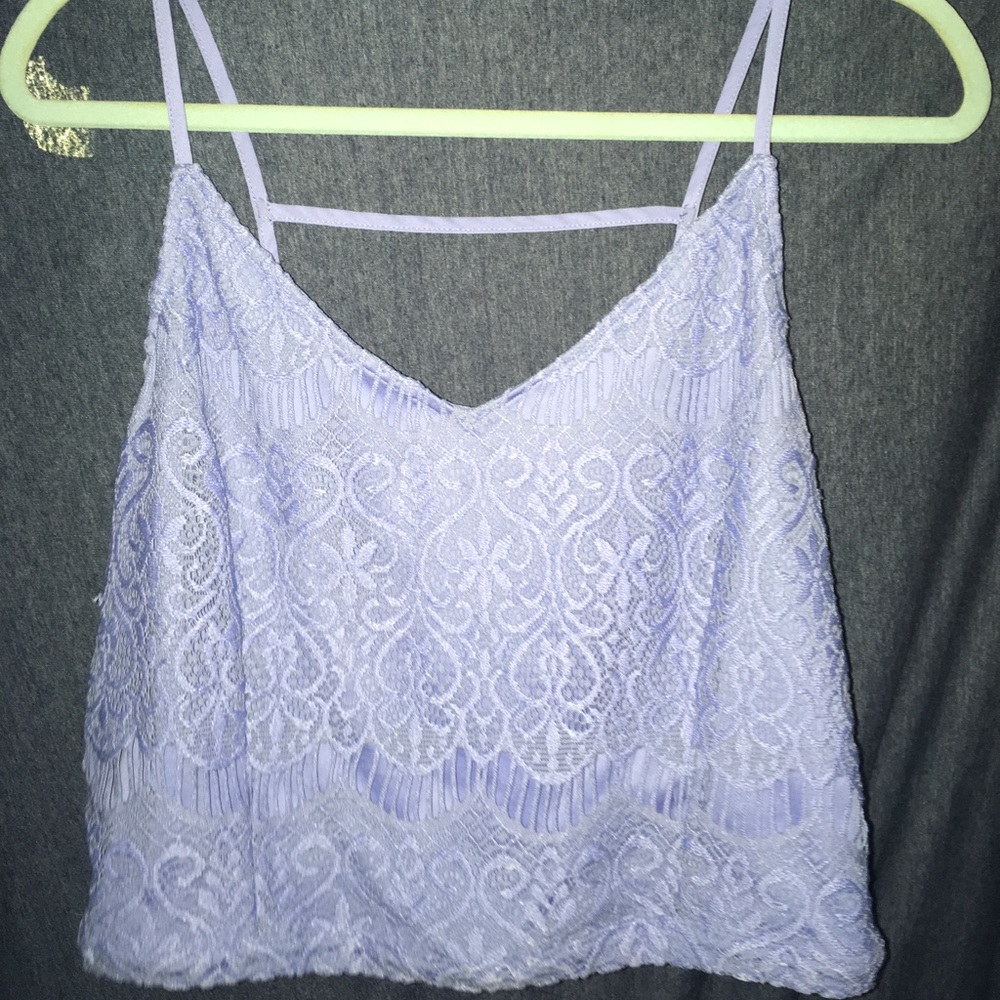 Lavender Forever 21 Crop Top!